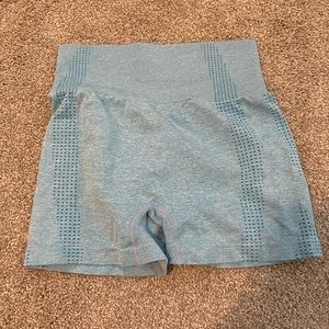 Blue Seamless Shorts